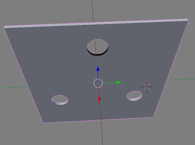 3D Blender уроки моделирования Как вырезать в кубе цилиндрическое отверстие
