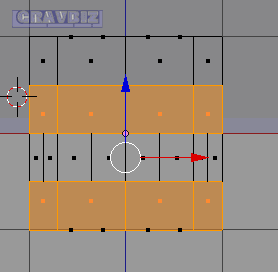 Перейти в режим Face Selection -> A -> Numpad 1 -> Numpad 5 -> Z -> B -> выделить получившиеся плоскости