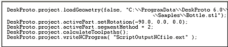 3.1.8 Запуск скрипта Deskproto 6.1