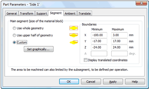 3.4.3.4 Параметры сегмента (Segment parameters)