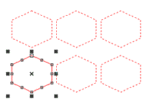 EzCad Массив (X=3, Y=2)